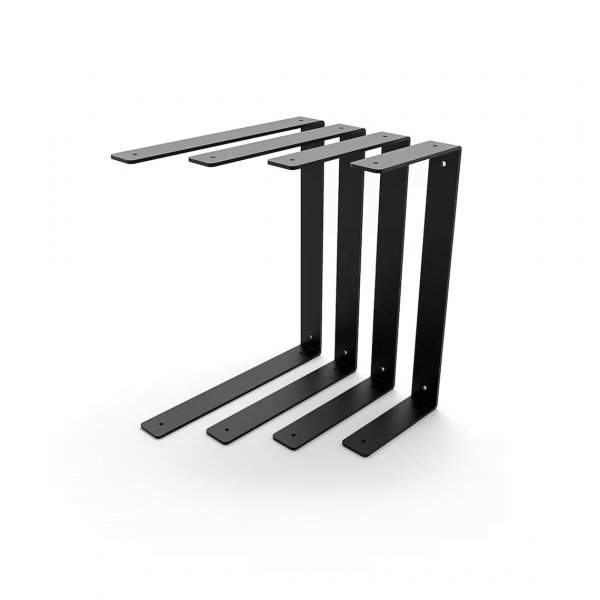 Podwójny wspornik Półki loft pod Półkę 15 cm Wieszak Uchwyt 40MM