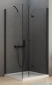 New Trendy New Soleo Black 100x90x195 cm kabina prawa przejrzyste D-0240A/D-0115B