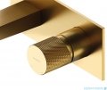 Omnires Contour bateria umywalkowa podtynkowa złoto szczotkowane CT8015GLB