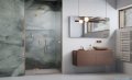 Radaway Essenza 8 Brushed Copper Dwj drzwi wnękowe 80cm lewe szczotkowana miedź/szkło przejrzyste 10480512-01-01L/10460237-93-01L