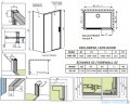 Radaway Idea Black Kds kabina prysznicowa 150x110 prawa czarny mat/szkło przejrzyste 10115150-54-01R/10117110-01-01