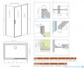 Radaway Idea 8 Kdj kabina 100x100cm prawa szkło przejrzyste 10340520-01-01R/10350453-01-01/10360100-01-01L