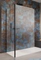 Radaway Modo New Black IV kabina Walk-in 90x80 czarny mat/szkło przejrzyste 389594-54-01/389084-54-01