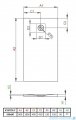 Radaway Kyntos F brodzik 180x80cm cemento HKF18080-74