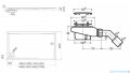 Schedpol Caspar New 160x80cm brodzik prostokątny + syfon 3.2342