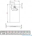 Radaway Kyntos F brodzik 210x80cm biały HKF21080-04