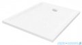 New Trendy Mild Stone Brodzik akrylowy prostokątny 90x100x4,5 cm biały B-0554