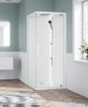Novellini Glax 1 2.0 kabina standard 90x90 prawa biała G21GF99DTFL-1UU