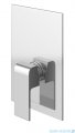 Kohlman Saxo zestaw prysznicowy z deszczownicą kwadratową 30x30 cm chrom QW220SQ30