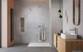 Radaway Modo New II Brushed Nickel z wieszakiem kabina Walk-in 135x200 szczotkowany nikiel 389135-91-01W