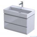 Oristo Brylant szafka z umywalką wisząca 79x50x45 biały połysk OR36-SD2S-80-1-V3/UME-BD-80-91