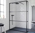 Riho Grid GB402 kabina prysznicowa Walk In 120cm czarna G004039121