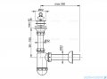 Alcaplast syfon umywalkowy DN32 sitko z tworzywa DN63 A421