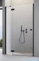 Radaway Essenza New Black Dwj drzwi wnękowe 80cm lewe szkło przejrzyste