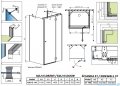 Radaway Torrenta KDJ+S kabina prysznicowa 100x110x100 prawa chrom połysk/przejrzyste 1330100-01-01/133311-01-01R/1330100-01-01