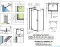Radaway Essenza Gold Kdj+S kabina 80x90x80cm lewa złoty połysk szkło przejrzyste 1384051-01-01/1385020-09-01L/1384051-01-01