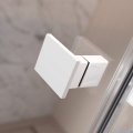 Radaway Essenza Pro White Kdj+S kabina 90x90x90cm lewa biały mat/szkło przejrzyste 10097390-04-01L/10098090-01-01/10098090-01-01