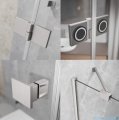 Radaway Essenza Kdj Brushed Nickel kabina 90x120cm prawa szczotkowany nikiel 1385044-91-01R/1384054-01-01