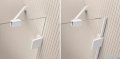 Radaway Essenza Pro White Pnd II parawan nawannowy 100cm prawy przejrzyste 10102100-04-01R