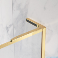 Radaway Modo F SL Gold II kabina Walk-in 85x201,6cm prawa złoty połysk szkło przejrzyste 10419085-09-01R
