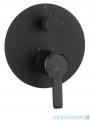 Deante Arnika Nero zestaw prysznicowy podtynkowy czarny mat NAC N9QP