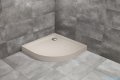 Radaway Doros A Compact Stone brodzik półokrągły 90x90 kaszmirowy SDRA9090-05-84S