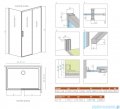 Radaway Idea 8 Kdj kabina 150x75cm prawa szkło przejrzyste 10340770-01-01R/10350703-01-01/10360075-01-01L