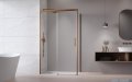 Radaway Idea Kdj Brushed Copper kabina 160x80cm lewa szczotkowana miedź 387046-93-01L/387051-93-01R