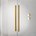 Radaway Furo Gold SL kabina Walk-in 80x200cm lewa złoty połysk/szkło przejrzyste 10306438-09-01L/10110394-01-01