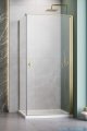 Radaway Nes Kdj I Brushed Gold kabina 100x80cm prawa szczotkowane złoto 10022100-99-01R/10039080-01-01