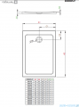 Radaway Doros F Stone brodzik 130x80x5,5 czarny SDRF1380-01-54S