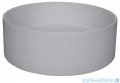 Deante Silia umywalka nablatowa granitowa Ø36 cm szary metalik CQS SU4S