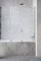 Radaway Furo Brushed Nickel PND II parawan nawannowy 120cm prawy szczotkowany nikiel 10109638-91-01R/10112594-01-01