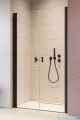 Radaway Nes 8 Black Dwd I drzwi wnękowe 90cm czarny mat/szkło przejrzyste 10077045-54-01L/10077045-54-01R