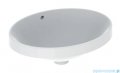 Geberit VariForm Umywalka owalna wpuszczana w blat 50x40cm szkliwiony spód 500.709.01.2