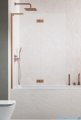 Radaway Essenza 8 SL Brushed Copper PND II parawan nawannowy 130cm lewy szczotkowana miedź/przejrzyste 10500130-93-01L