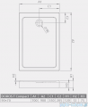 Radaway Doros F Compact brodzik prostokątny 90x70x12cm SDRFP9070-05