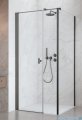 Radaway Nes Kds I Brushed GunMetal kabina 120x75cm lewa szczotkowany grafit 10023120-92-01L/10043075-92-01