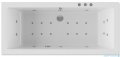 Riho Lusso 180x90cm wanna prostokątna z hydromasażem Pneumatic S2 prawa + nogi + syfon BA77-PNES2-P