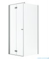 Radaway Nes Kdj B Brushed Nickel kabina 80x80cm lewa szczotkowany nikiel 10025080-91-01L/10039080-01-01