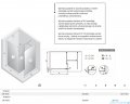 New Trendy Eventa kabina walk-in 140x80x200 cm z dodatkową ścianką przejrzyste EXK-4670/EXK-4643