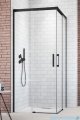 Radaway Idea Black Kdd kabina 70x100cm czarny mat/szkło przejrzyste 387065-54-01L/387062-54-01R