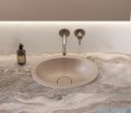 Omnires Shell M+ umywalka podblatowa 38x25 cm dune beige mat SHELL380UPDB