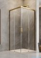 Radaway Idea Gold Kdd kabina 80x75cm złoty połysk/szkło przejrzyste 387061-09-01L/387066-09-01R