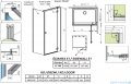 Radaway Essenza Black Kdj kabina 110x100cm prawa szkło przejrzyste 1385041-54-01R/1384052-01-01