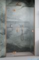 Radaway Essenza 8 Brushed Copper Dwj drzwi wnękowe 110cm lewe szczotkowana miedź/szkło przejrzyste 10480712-01-01L/10460337-93-01L