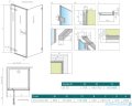 Radaway Euphoria KDJ Kabina 80x70 lewa szkło przejrzyste 383512-01L/383241-01L/383055-01