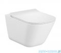 Roca Gap Square Rimless miska WC wisząca + deska wolnoopadająca Ultraslim A34H472000