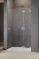Radaway Essenza Pro Brushed Nickel Dwj drzwi wnękowe 130cm prawe szczotkowany nikiel 10099130-91-01R