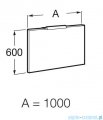 Roca Victoria Basic lustro 100x60cm A812329406